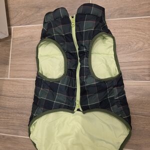 Bark Green and Black Dog Vest